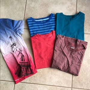 Five  boy 6/7 tee shirts
